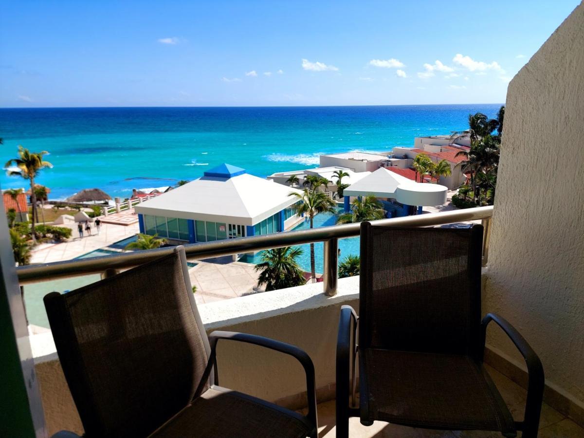 Departamento Cielo Ocen View En Condominios Solymar Cancún Exterior foto